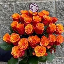 25 роз 80 см цвет в ассортименте