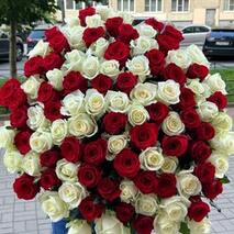 101 Роза 80 см цвет в ассортименте
